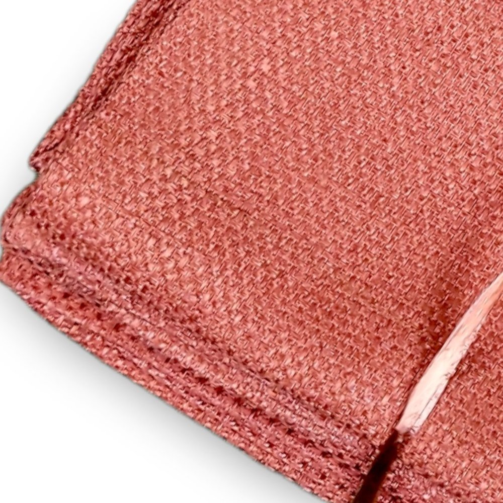 Designer Copper Cloth Napkins Set (8) Metallic Cambria Weave Soft and Ri…